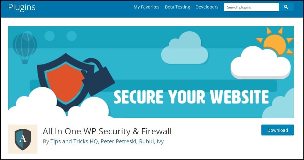 All In One WP Security