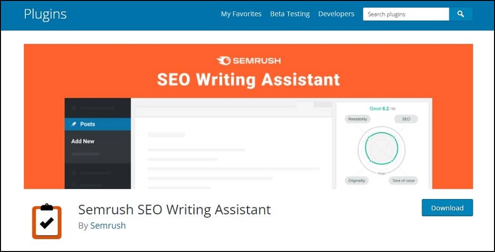 SEMRush plugin wordpress