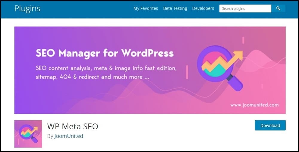 WP Meta SEO JoomUnited