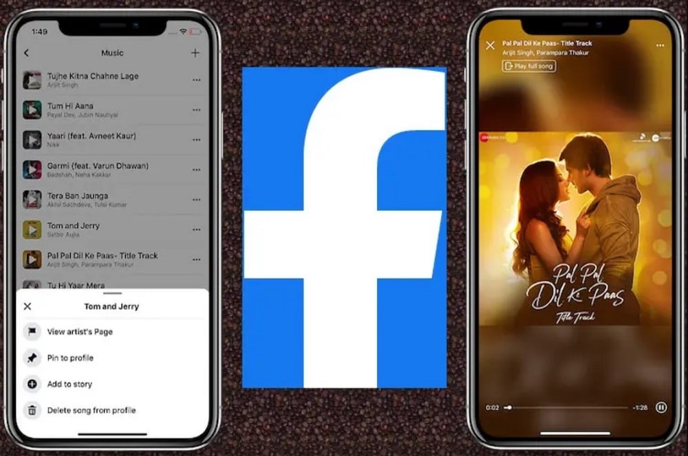 Pin Music and Songs to Facebook Profile