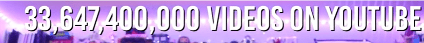 33, 647, 400, 000 videos on youtube