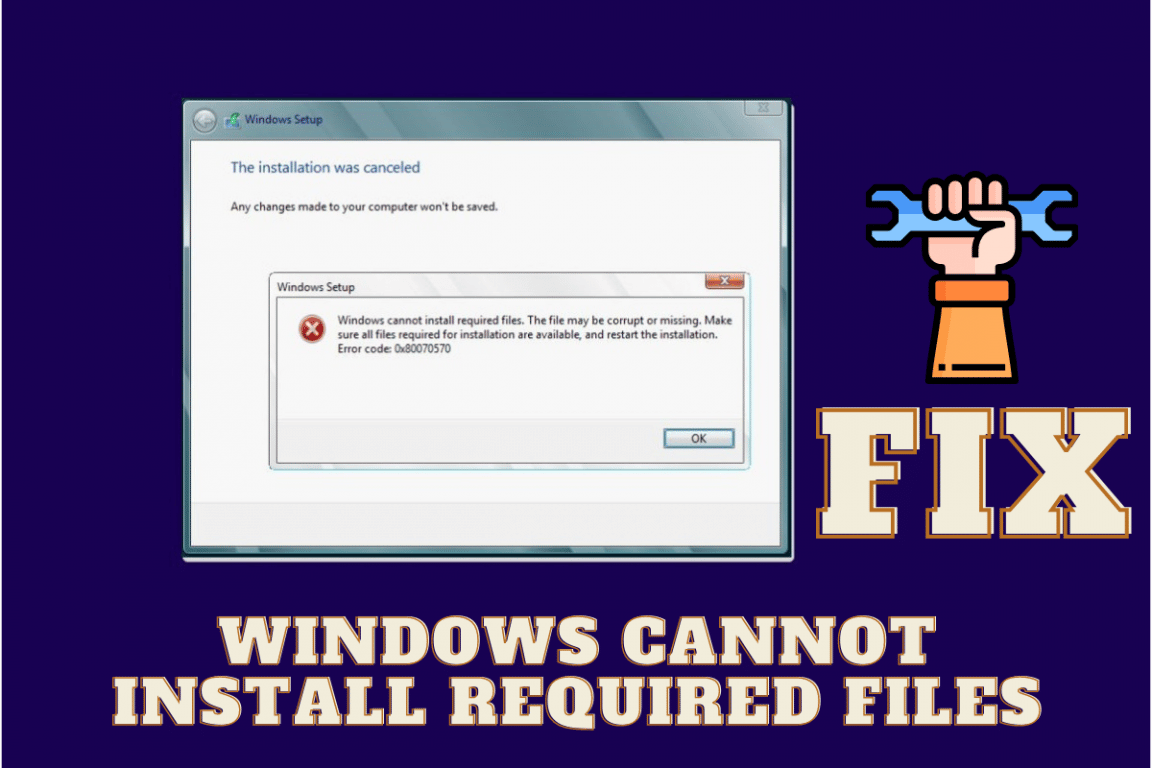 Fix Windows Cannot Install Required Files X Troubleshooter My Xxx Hot