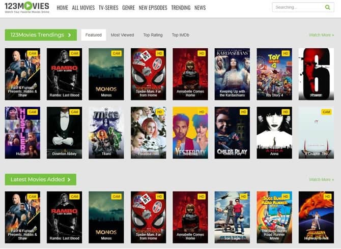 123Movies is one Alternative of putlocker