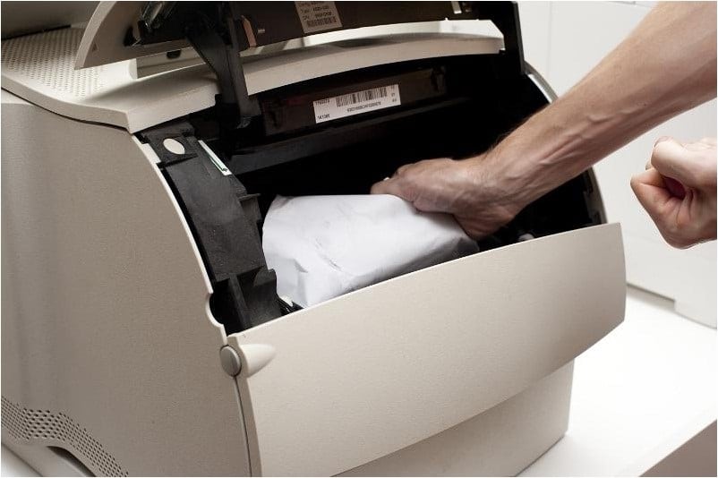 Disconnecting the Epson Printer and Remove the Jammed Paper