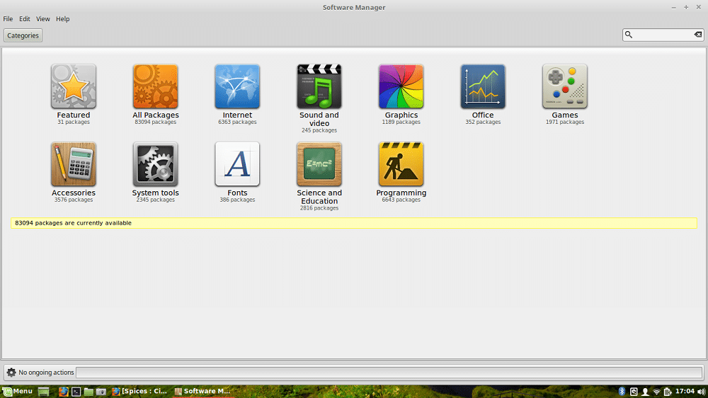 Linux Mint Software Manager