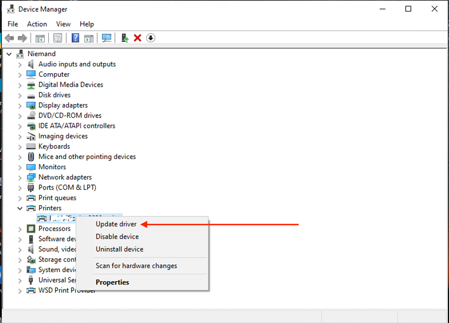 Updating printer Drivers on Your Computer