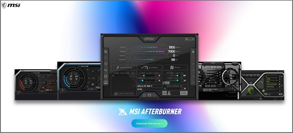 use MSI Afterburner
