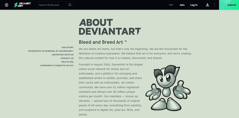 DeviantArt overview
