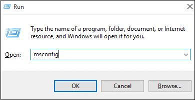 msconfig