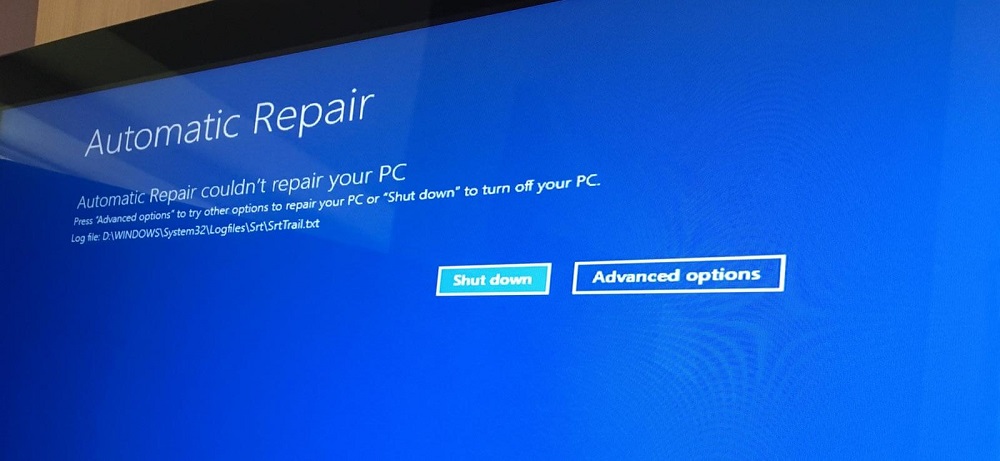 Performing Startup Repair or Automatic Repair