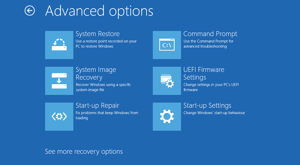 Recovering Windows PC with A Recovery USB
