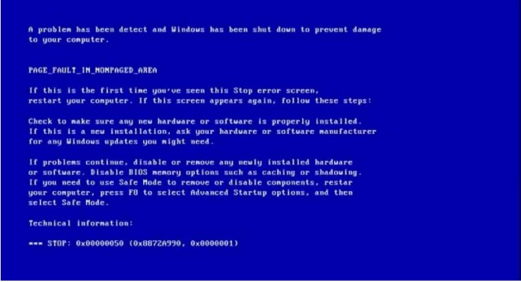 Fix PAGE_FAULT_IN_NONPAGED_AREA Error