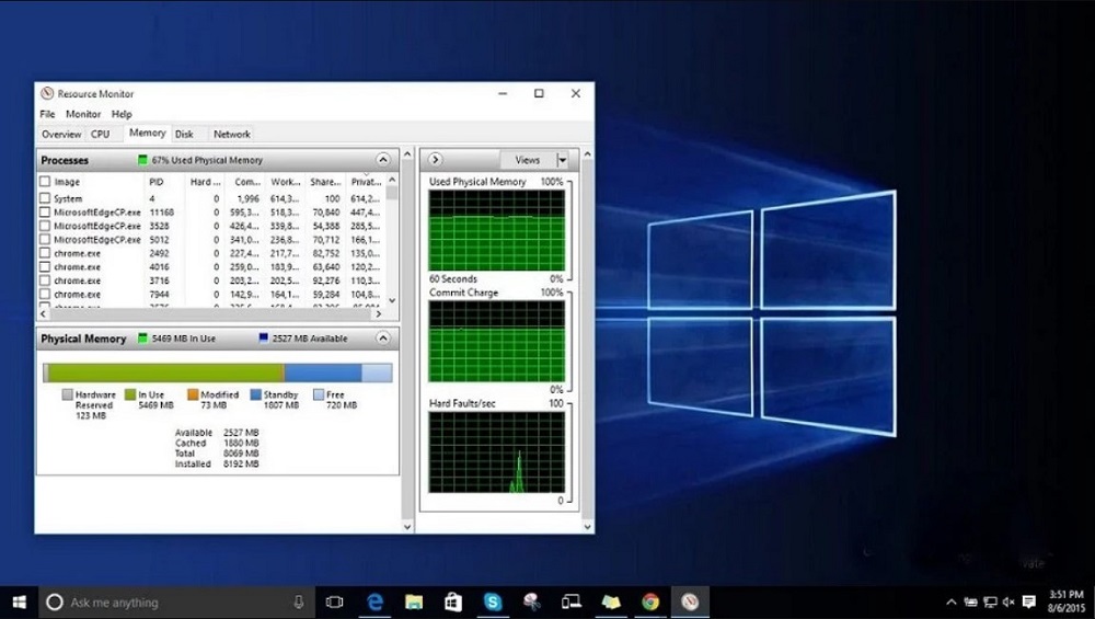 High Memory Usage in Windows 10