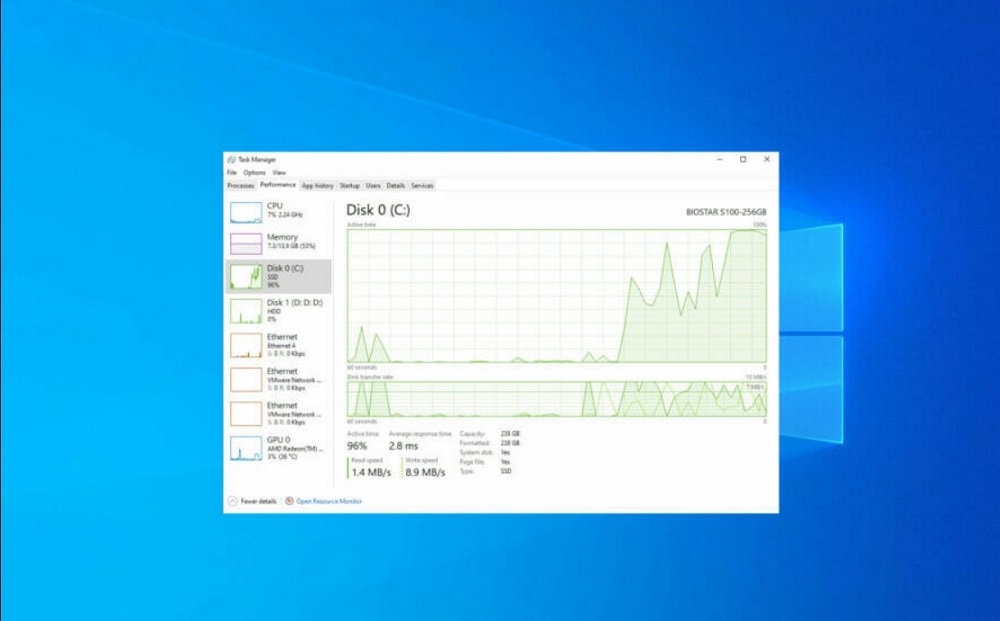 Service Host Superfetch and Disk Usage in Windows 10