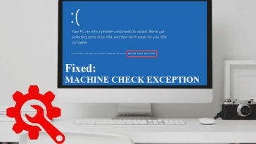 Machine Check Exception Windows 10 Error