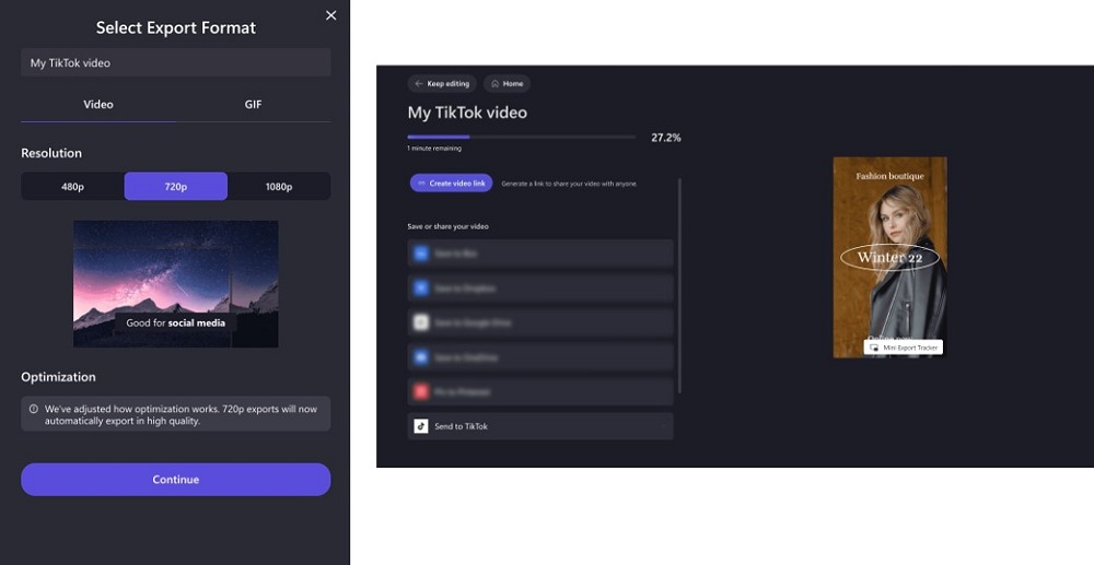 Save and export the TikTok sound directly on TikTok