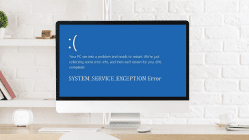 System Service Exception Windows 10