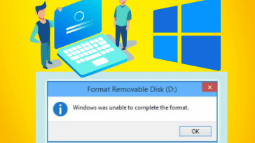 Windows was Unable to Complete the Format