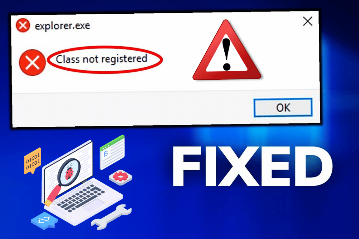 explorer.exe Class Not Registered