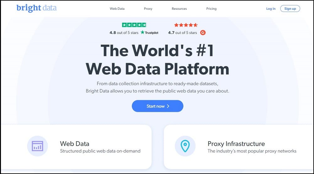 Bright Data Homepage