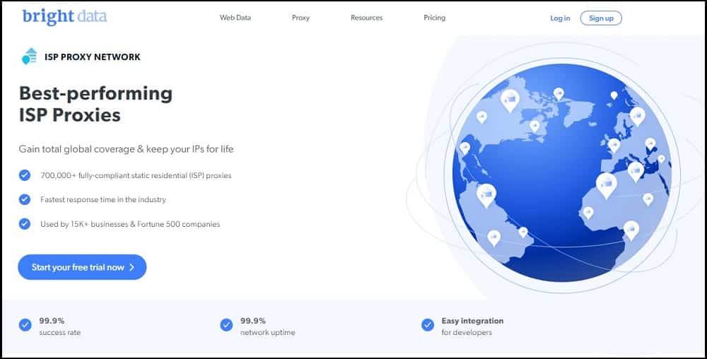 Bright Data for ISP Proxies