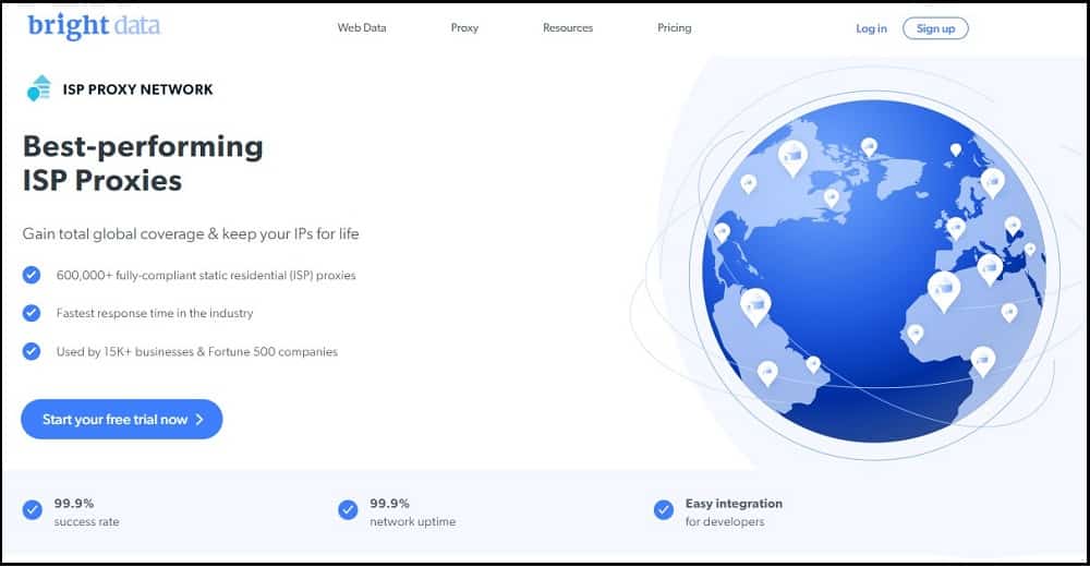 Bright Data for ISP Proxies