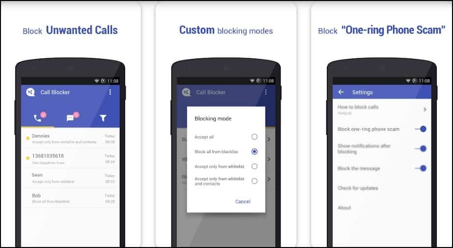 Call Blocker Free apps