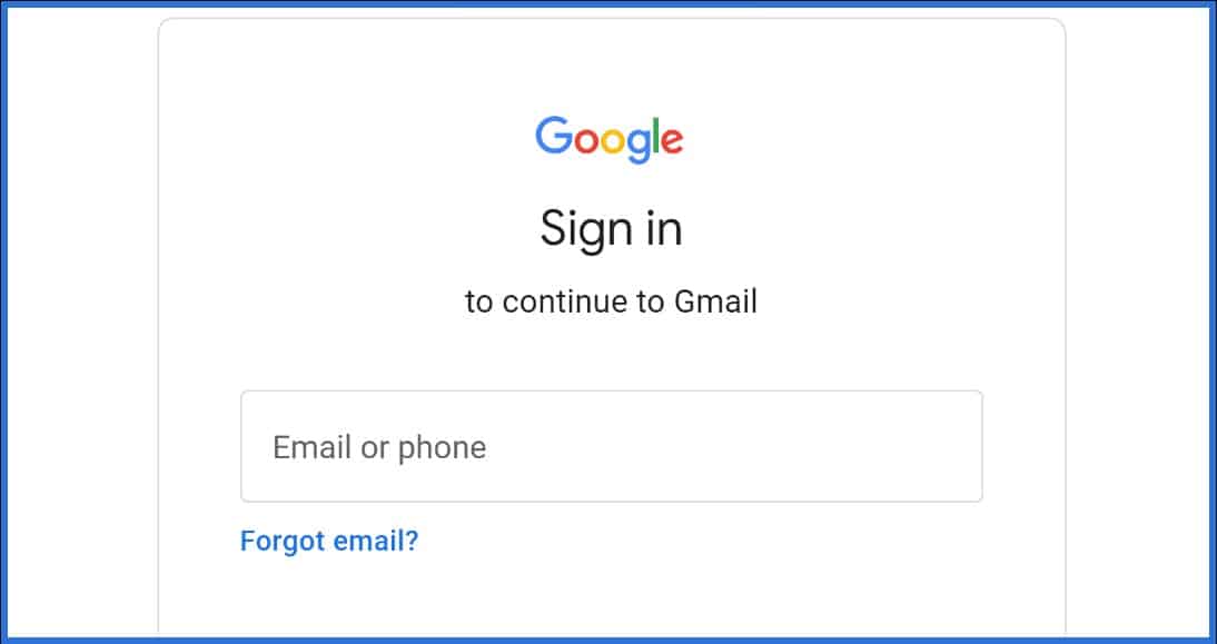 Log into your old Gmail address