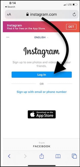 Open Instagram app or browser version