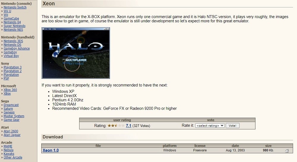 Xeon Emulator