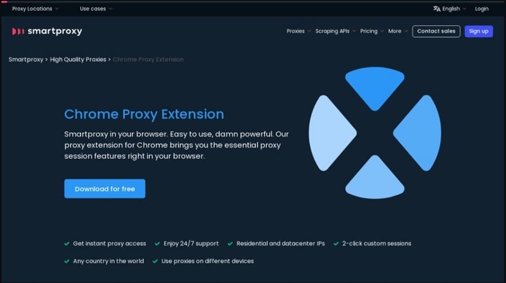 About Smartproxy Extension 