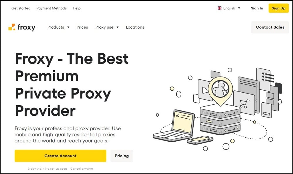 Froxy Homepage