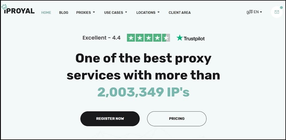 IPRoyal Homepage