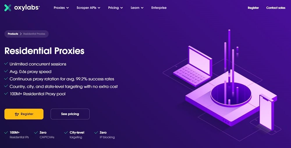 Oxylabs for Residential Proxies