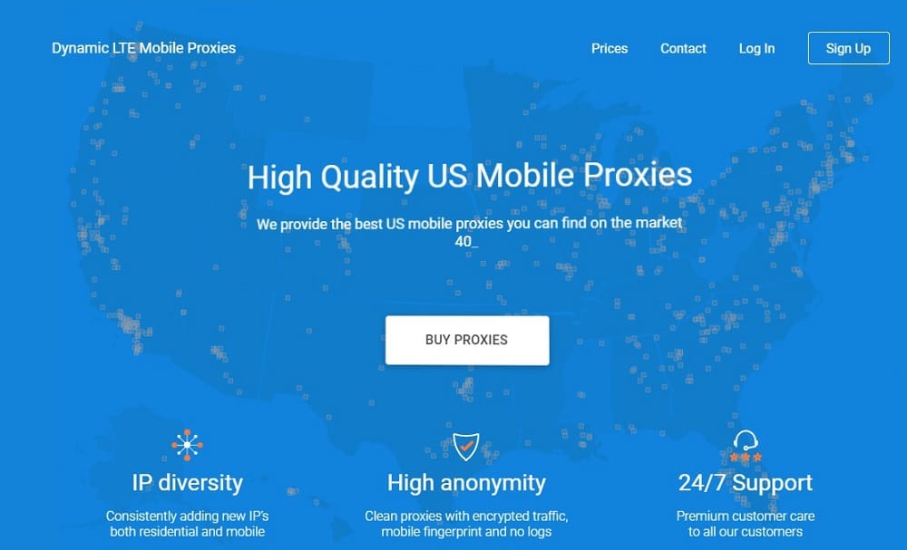 ProxyLTE Homepage