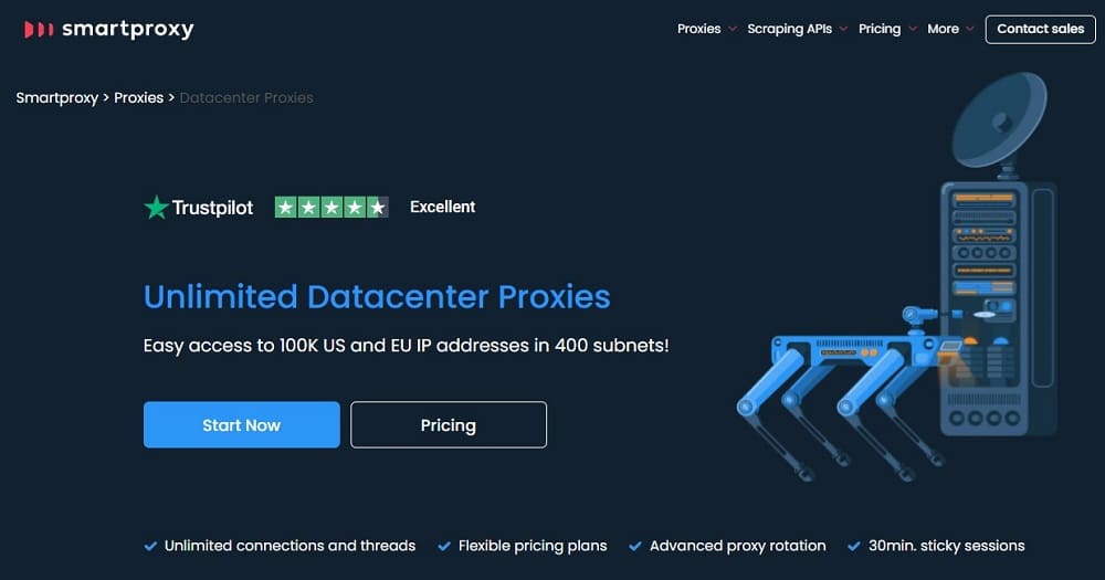 Smartproxy datacenter Proxies Overview