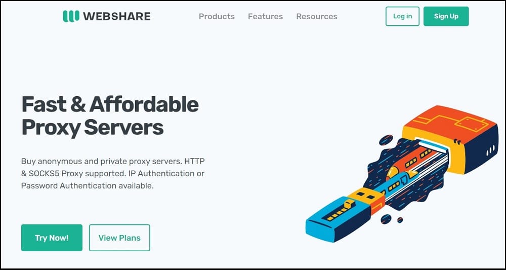 Webshare Homepage