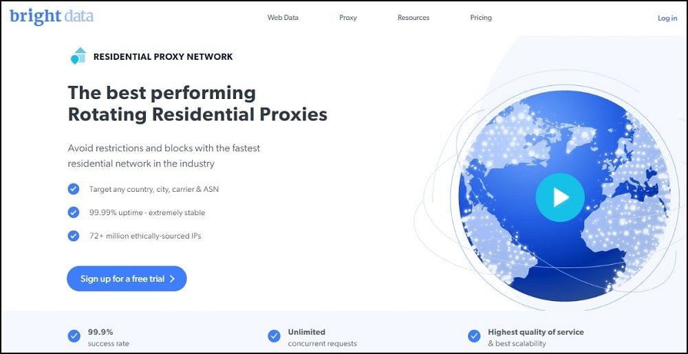 Bright Data for Residential Proxy