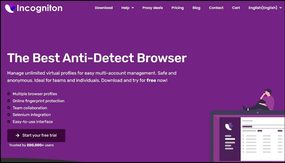 Incogniton Homepage