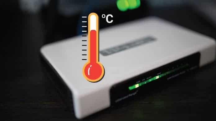 Router heating failure
